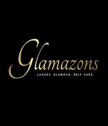 GLAMAZONS LUXURY. GLAMOUR. SELF CARE. logo