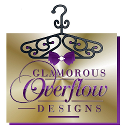 GLAMOROUS OVERFLOW DESIGNS logo