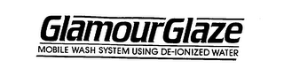 GLAMOUR GLAZE MOBILE WASH SYSTEM USING DE-IONIZED WATER logo