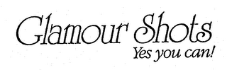 GLAMOUR SHOTS YES YOU CAN! logo