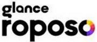 GLANCE ROPOSO logo