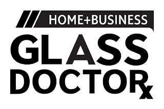 GLASS DOCTORX HOME + BUSINESS logo