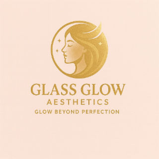 GLASS GLOW AESTHETICS GLOW BEYOND PERFECTION logo