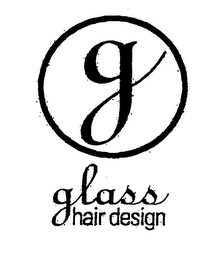 GLASS HAIR DESIGN logo