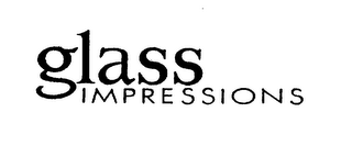 GLASS IMPRESSIONS logo