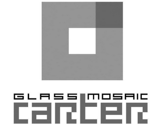 GLASS MOSAIC CARTER logo