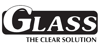 GLASS THE CLEAR SOLUTION logo