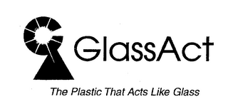 GLASSACT THE PLASTIC THAT ACTS LIKE GLASS logo