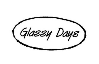 GLASSY DAYS logo