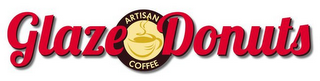 GLAZE ARTISAN COFFEE DONUTS logo