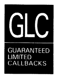 GLC GUARANTEED LIMITED CALLBACKS logo