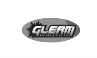 GLEAM OUR QUALITY SHINES logo