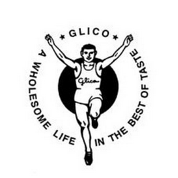 GLICO A WHOLESOME LIFE IN THE BEST OF TASTE logo