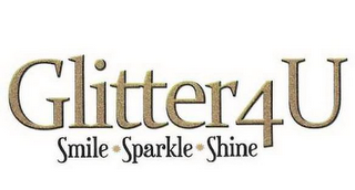 GLITTER4U SMILE SPARKLE SHINE logo