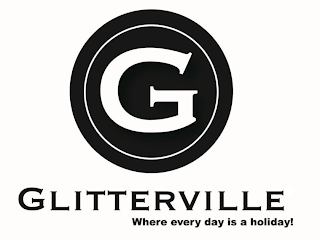 GLITTERVILLE WHERE EVERY DAY IS A HOLIDAY! G logo