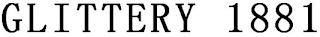 GLITTERY 1881 logo