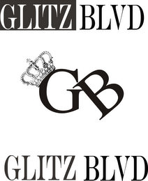 GLITZ BLVD GB logo