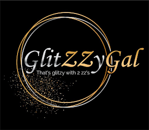 GLITZZYGAL THAT'S GLITZY WITH 2 ZZ'S logo