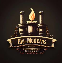 GLO-MODERNS SHAPING AMBIENCE ONE WICK AT A TIME logo