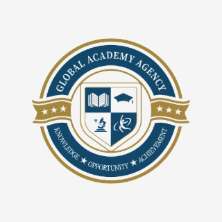 GLOBAL ACADEMY AGENCY LLC, KNOWLEDGE, OPPORTUNITY, ACHIEVEMENT logo