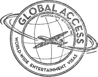 GLOBAL ACCESS IMMIGRATION SERVICES INC. WORLD-WIDE ENTERTAINMENT VISAS logo