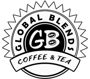 GLOBAL BLENDS COFFEE & TEA GB logo