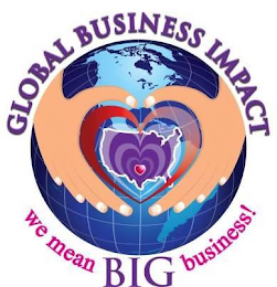 GLOBAL BUSINESS IMPACT WE MEAN BIG BUSINESS! logo