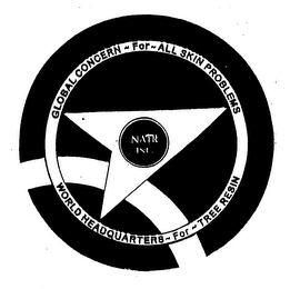 GLOBAL CONCERN ~ FOR ~ ALL SKIN PROBLEMS WORLD HEADQUATERS ~ FOR ~ TREE RESIN NATR INC. logo