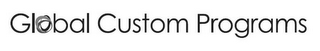 GLOBAL CUSTOM PROGRAMS logo