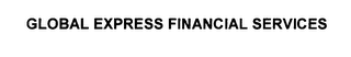 GLOBAL EXPRESS FINANCIAL SERVICES logo