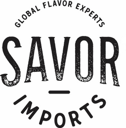 GLOBAL FLAVOR EXPERTS SAVOR IMPORTS logo