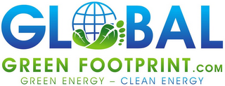 GLOBAL GREEN FOOTPRINT.COM GREEN ENERGY- CLEAN ENERGY logo