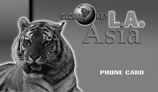 GLOBAL KEY L.A. ASIA PHONE CARD logo