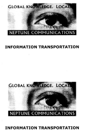 GLOBAL KNOWLEDGE. LOCALLY NEPTUNE COMMUNICATIONS INFORMATION TRANSPORTATION logo