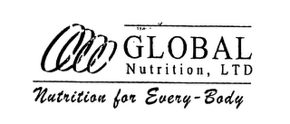 GLOBAL NUTRITION, LTD NUTRITION FOR EVERY-BODY logo