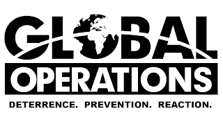 GLOBAL OPERATIONS DETERRENCE. PREVENTION. REACTION. logo