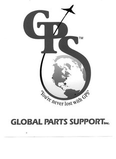 GLOBAL PARTS SUPPORT INC. YOU'RE NEVER LOST WITH GPS logo