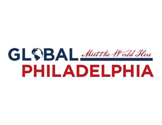 GLOBAL PHILADELPHIA MEET THE WORLD HERE logo