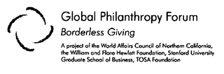 GLOBAL PHILANTHROPY FORUM BORDERLESS GIVING logo