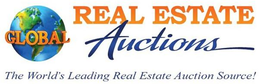 GLOBAL REAL ESTATE AUCTIONS THE WORLD'S LEADING REAL ESTATE AUCTION SOURCE! logo