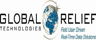 GLOBAL RELIEF TECHNOLOGIES FIELD USER DRIVEN REAL-TIME DATA SOLUTIONS logo