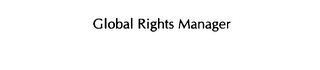 GLOBAL RIGHTS MANAGER logo