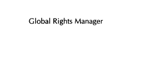 GLOBAL RIGHTS MANAGER logo