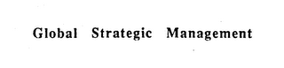 GLOBAL STRATEGIC MANAGEMENT logo