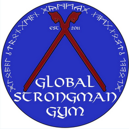GLOBAL STRONGMAN GYM EST 2011 logo