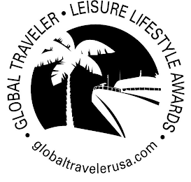 GLOBAL TRAVELER LEISURE LIFESTYLE AWARDS GLOBALTRAVELERUSA.COM logo