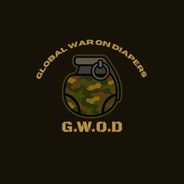 GLOBAL WAR ON DIAPERS G.W.O.D logo
