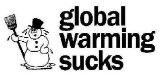 GLOBAL WARMING SUCKS logo