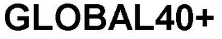 GLOBAL40+ logo
