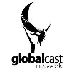 GLOBALCAST NETWORK. logo